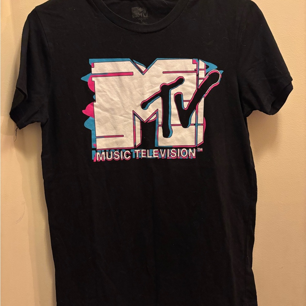 MTV Black Graphic T-Shirt